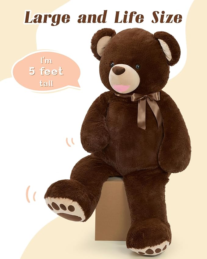 Soft & Cuddly Large Bear Stuffed Animal