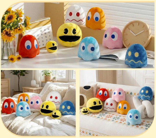 Pacn Game Man Plush Toys